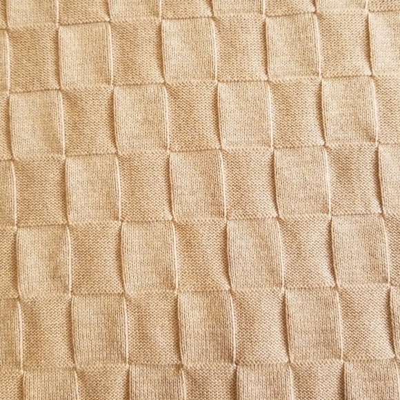 IZOD Camel Basketweave Pullover Sweater Size XL - Picture 6 of 8